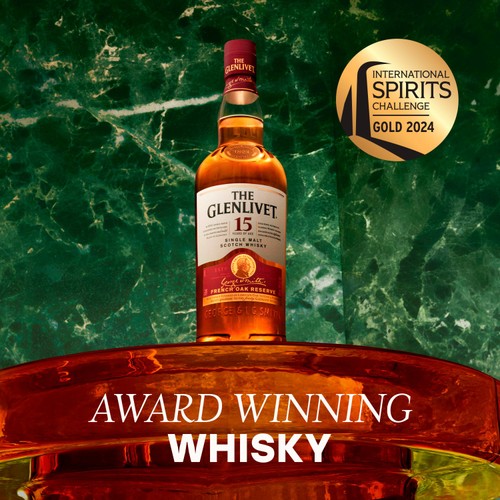 The Glenlivet 15 Year Old Single Malt Scotch Whisky