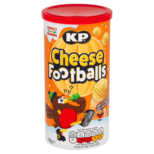 KP Snacks Cheese Footballs Caddy