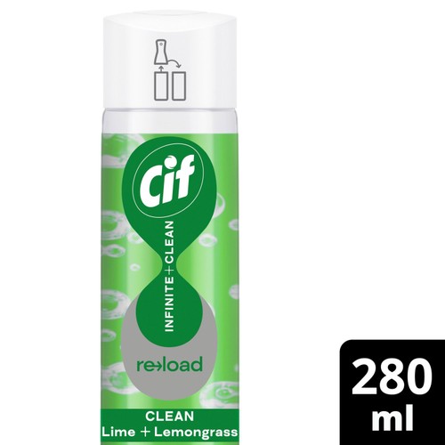 Cif Infinite Clean Lime & Lemongrass All In One Reload Cleaning Refill