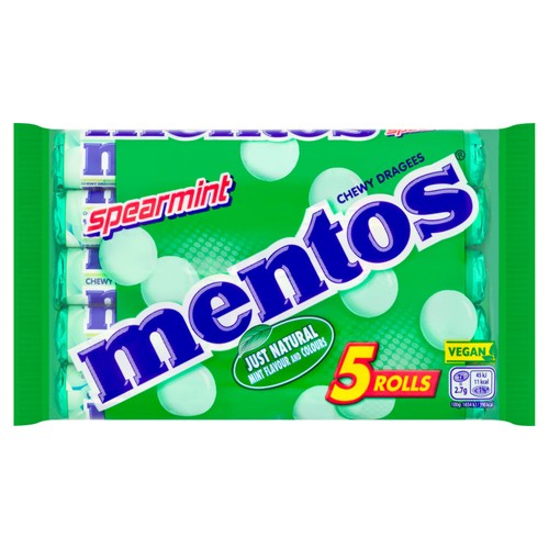 Mentos Chewy Spearmint Sweets Multipack 