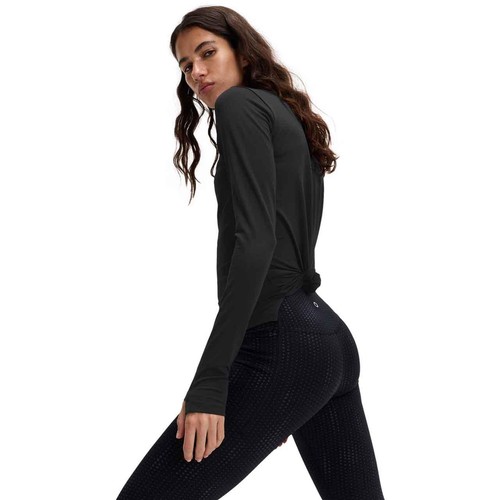 M&S Womens Goodmove Scoop Neck Fitted Gym Top, 18, Black