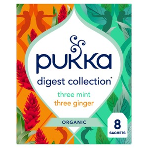 Pukka Organic Digest Collection Herbal Tea with Mint & Ginger