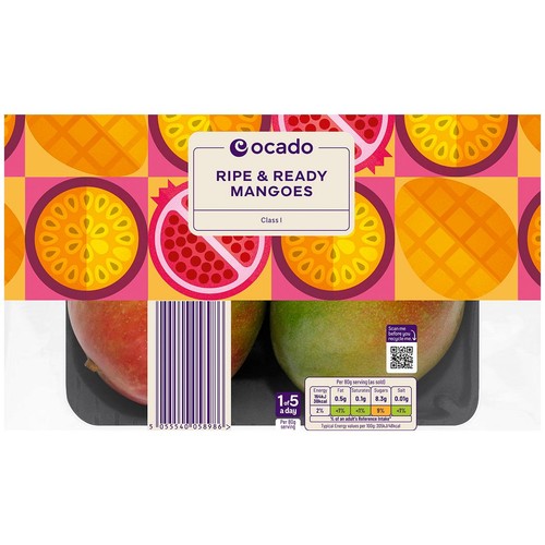 Ocado Twin Pack Ripe & Ready Mangoes