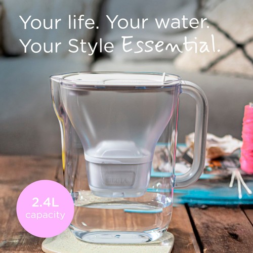 BRITA Style Essential Water Filter Jug White