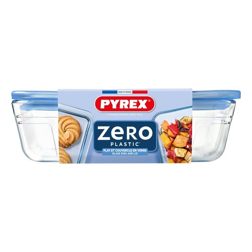 Pyrex Zero Plastic Glass Storage Container 1.6l