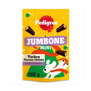 PEDIGREE Christmas Jumbone Small Dog Treats with Turkey Flavour