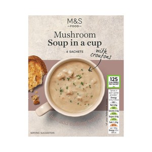 M&S Creamy Mushroom Cup Soup 10箱【まるまる様】 M&S Creamy Mushroom Cup Soup - Ocado