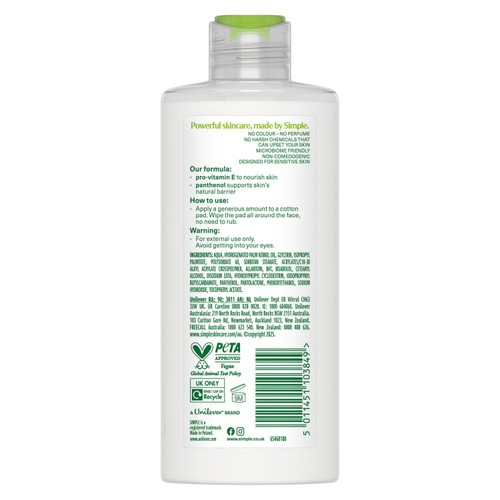 Simple Kind To Skin Purifying Cleansing Lotion