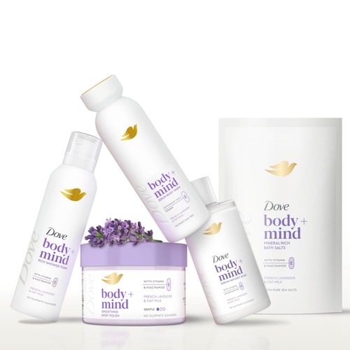 Dove Body + Mind French Lavender & Oat Milk Mousse