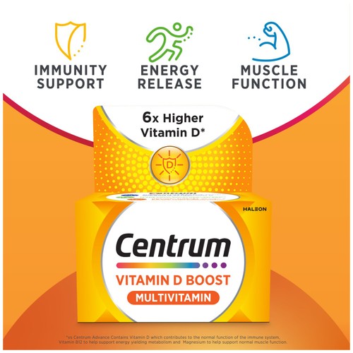 Centrum Vitamin D Boost Multivitamin Supplement