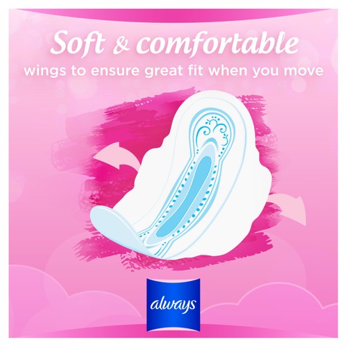Always Sanitary Towels Sensitive Normal (Size 1) Wings