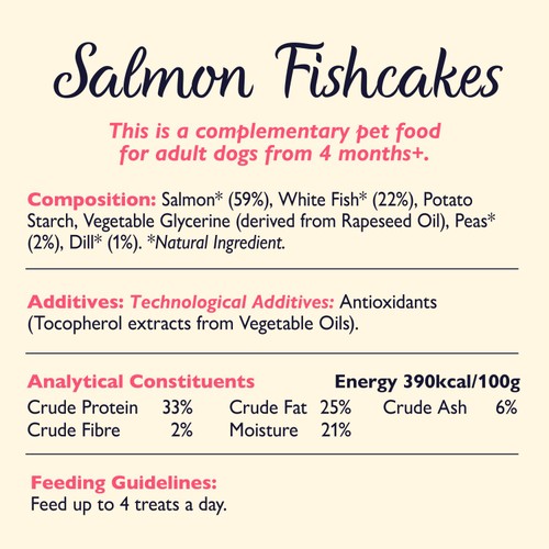 Lily's Kitchen Salmon Fishcakes with White Fish & Dill