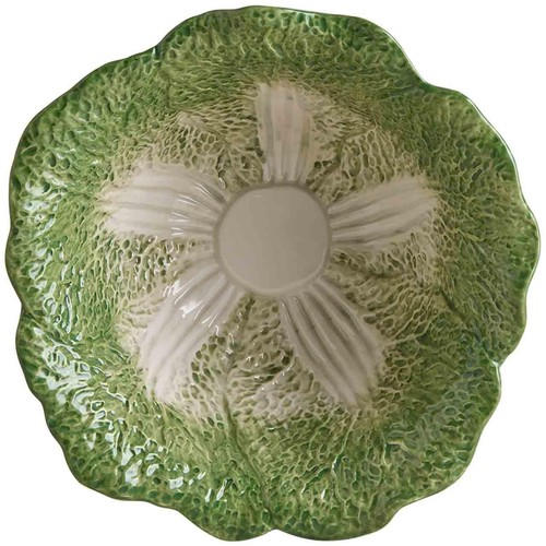 M&S Cabbage Large Serving Bowl, Forest Green