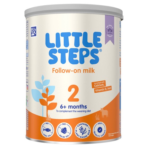 LITTLE STEPS Follow-on Baby Milk Powder Formula 6 mth+ 800 g