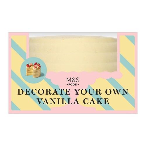 M&S Decorate Your Own Vanilla Cake