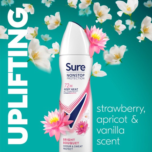 Sure Women Bright Bouquet 72hr Nonstop Protection  Antiperspirant Deodorant