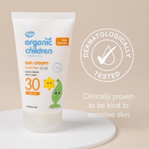 Organic Children SPF 30 Sun Cream Scent Free