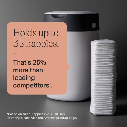 Tommee Tippee Twist & Click Nappy Bin + Casette