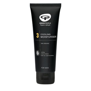 Green People Organic Men's Cooling After Shave Moisturiser, Vegan