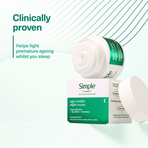 Simple Age Resist+ Night Cream