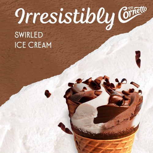 Cornetto Chocolate Ice Cream Cones