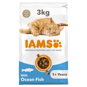 IAMS Adult Dry Cat Food Ocean Fish