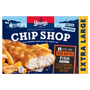 Young's 4 Chip Shop Haddock Fillets 400g