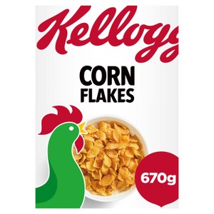 Kellogg's Corn Flakes Breakfast Cereal Large Pack 670g670g