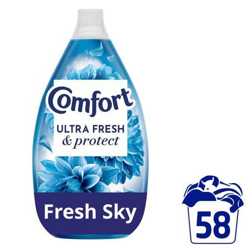 Comfort Intense Ultra Concentrated Fabric Conditioner Freshsky 58 Wash
