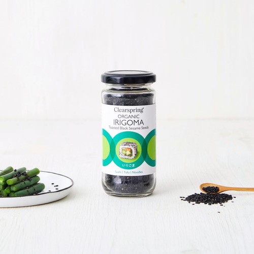 Clearspring Organic Irigoma Toasted Black Sesame Seeds