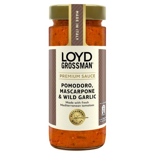 Loyd Grossman Pomodoro, Mascarpone & Wild Garlic Pasta Sauce