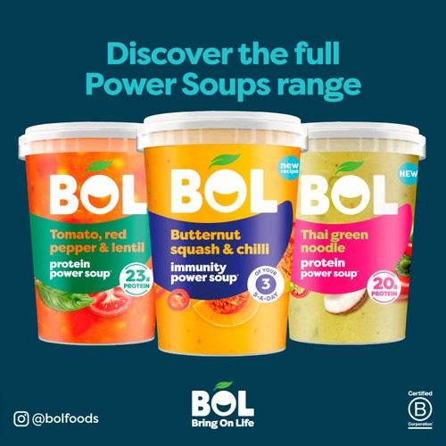 BOL Garden Pea & Spinach Power Soup