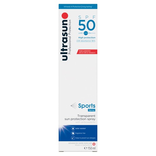 Ultrasun SPF 50 Sports Spray Sunscreen