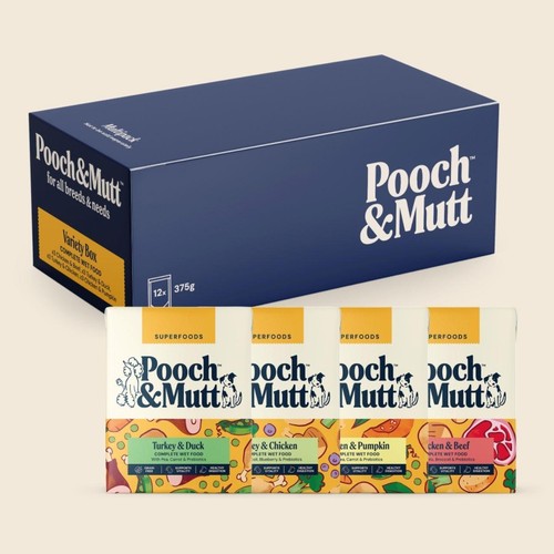 Pooch & Mutt Wet Dog Food Cartons Multipack