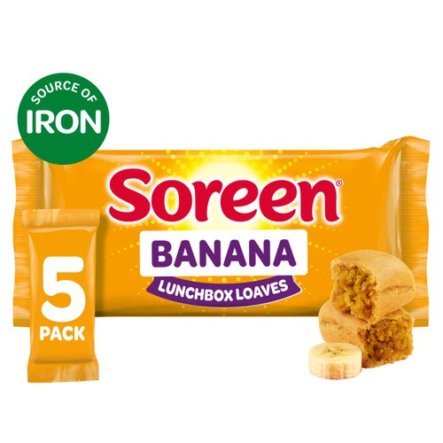Soreen 5 Individual Banana Lunchbox Loaves