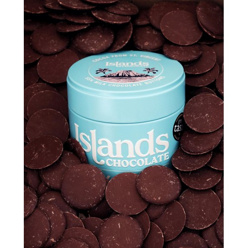 Islands Chocolate 55% Milk Chocolate Button Tin