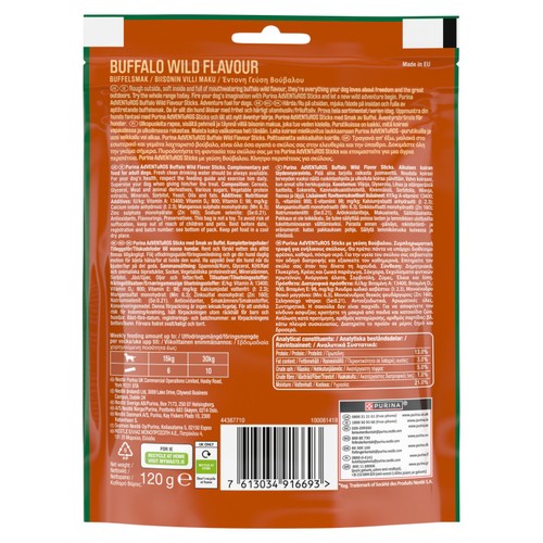 Adventuros Sticks Buffalo Dog Treats