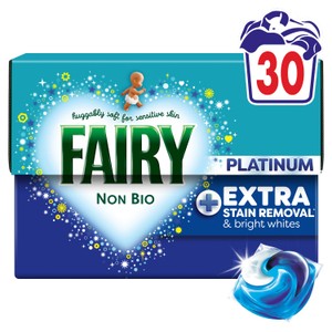 Fairy Platinum Non Bio Pods Washing Capsules 30 Washes