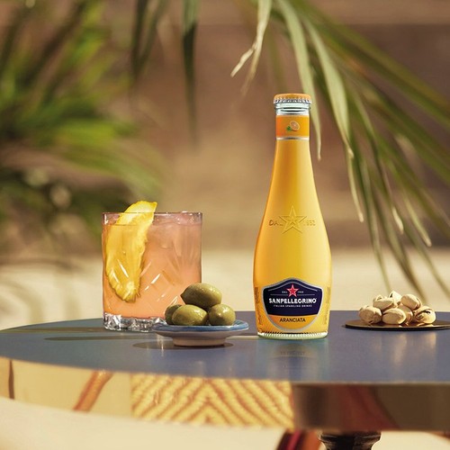 San Pellegrino Classic Taste Orange Glass