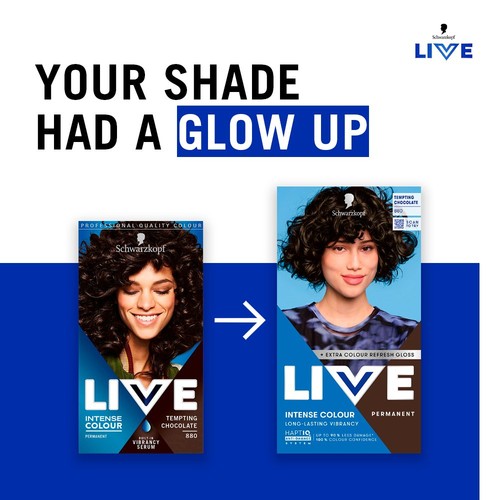 LIVE Intense Colour 880 Tempting Chocolate