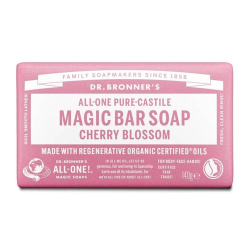 Dr Bronner Cherry Blossom Organic Multi-Purpose Bar Soap