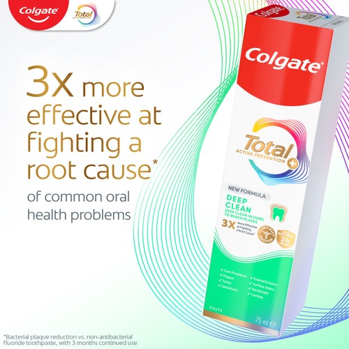 Colgate Total Active Prevention+ Deep Clean Toothpaste