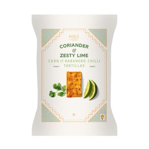 M&S Coriander & Lime Habanero Chilli Tortillas