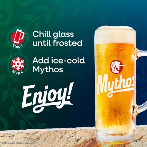 Mythos Premium Greek Lager Beer Can