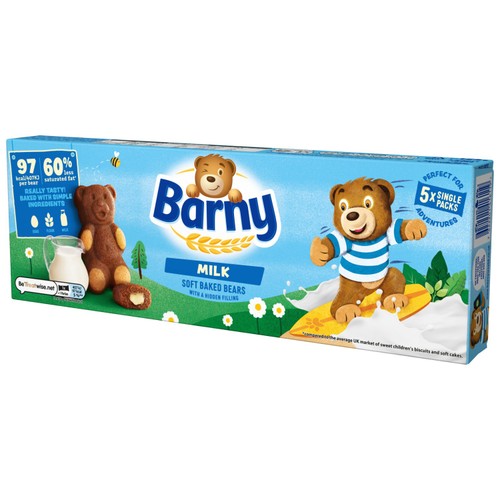 Barny Milk Sponge Bears Biscuits