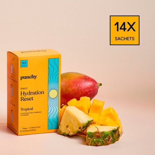 Punchy Tropical Electrolyte Sachets 