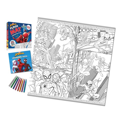 Marvel Spider-Man Floor Mat Colouring
