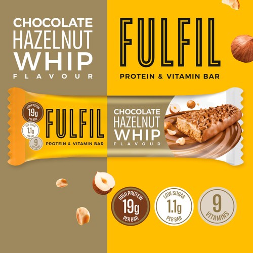 FULFIL Chocolate Hazelnut Whip Vitamin & Protein Bar