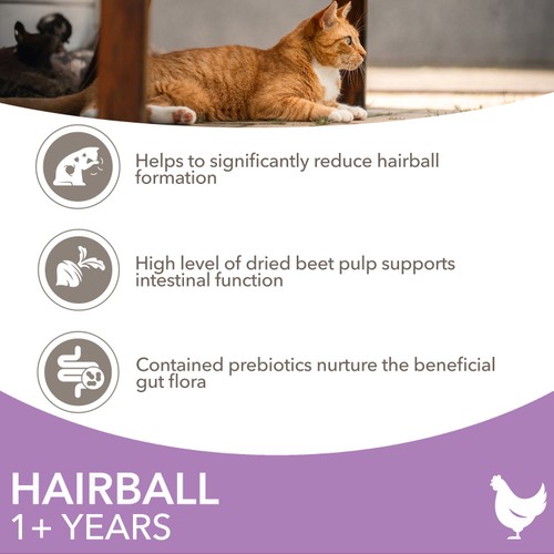 IAMS Advanced Nutrition Hairball Control Cat Food With Fresh Chicken