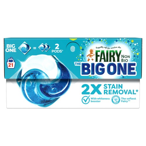 Fairy Non Bio Big One Washing Liquid Pods 21 washes